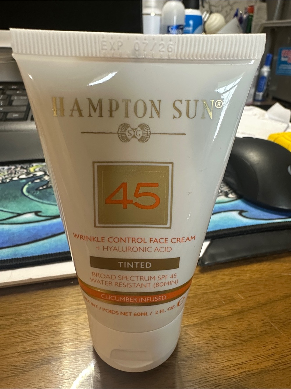 Tinted Wrinkle Control Face Cream SPF 45 - White & Gold